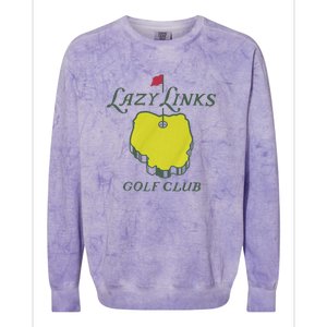 Lazy Links Golf Club Colorblast Crewneck Sweatshirt