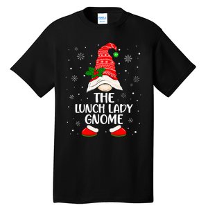 Lunch Lady Gnome Funny School Cafeteria Worker Christmas Tall T-Shirt