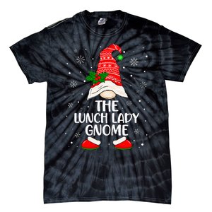 Lunch Lady Gnome Funny School Cafeteria Worker Christmas Tie-Dye T-Shirt