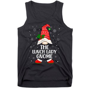 Lunch Lady Gnome Funny School Cafeteria Worker Christmas Tank Top