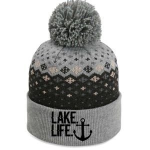 Lake Life Gift Nautical Themed Anchor Hooded Meaningful Gift Funny Gift The Baniff Cuffed Pom Beanie