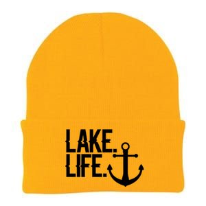 Lake Life Gift Nautical Themed Anchor Hooded Meaningful Gift Funny Gift Knit Cap Winter Beanie