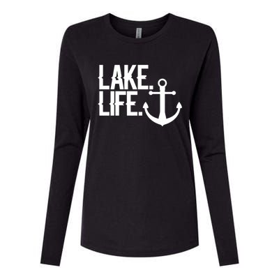 Lake Life Gift Nautical Themed Anchor Hooded Meaningful Gift Funny Gift Womens Cotton Relaxed Long Sleeve T-Shirt