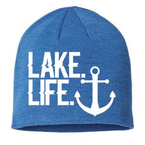 Lake Life Gift Nautical Themed Anchor Hooded Meaningful Gift Funny Gift Sustainable Beanie