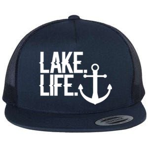 Lake Life Gift Nautical Themed Anchor Hooded Meaningful Gift Funny Gift Flat Bill Trucker Hat