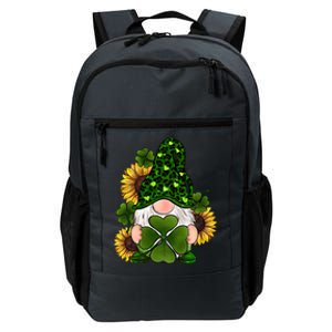 Leopard Love Gnomes Shamrock Irish Lucky St Patrick's Day Gift Daily Commute Backpack