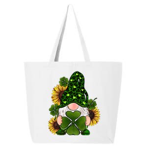 Leopard Love Gnomes Shamrock Irish Lucky St Patrick's Day Gift 25L Jumbo Tote