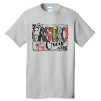 Leopard Lettering Gastro Crew Vintage Gastroenterology Nurse Tall T-Shirt