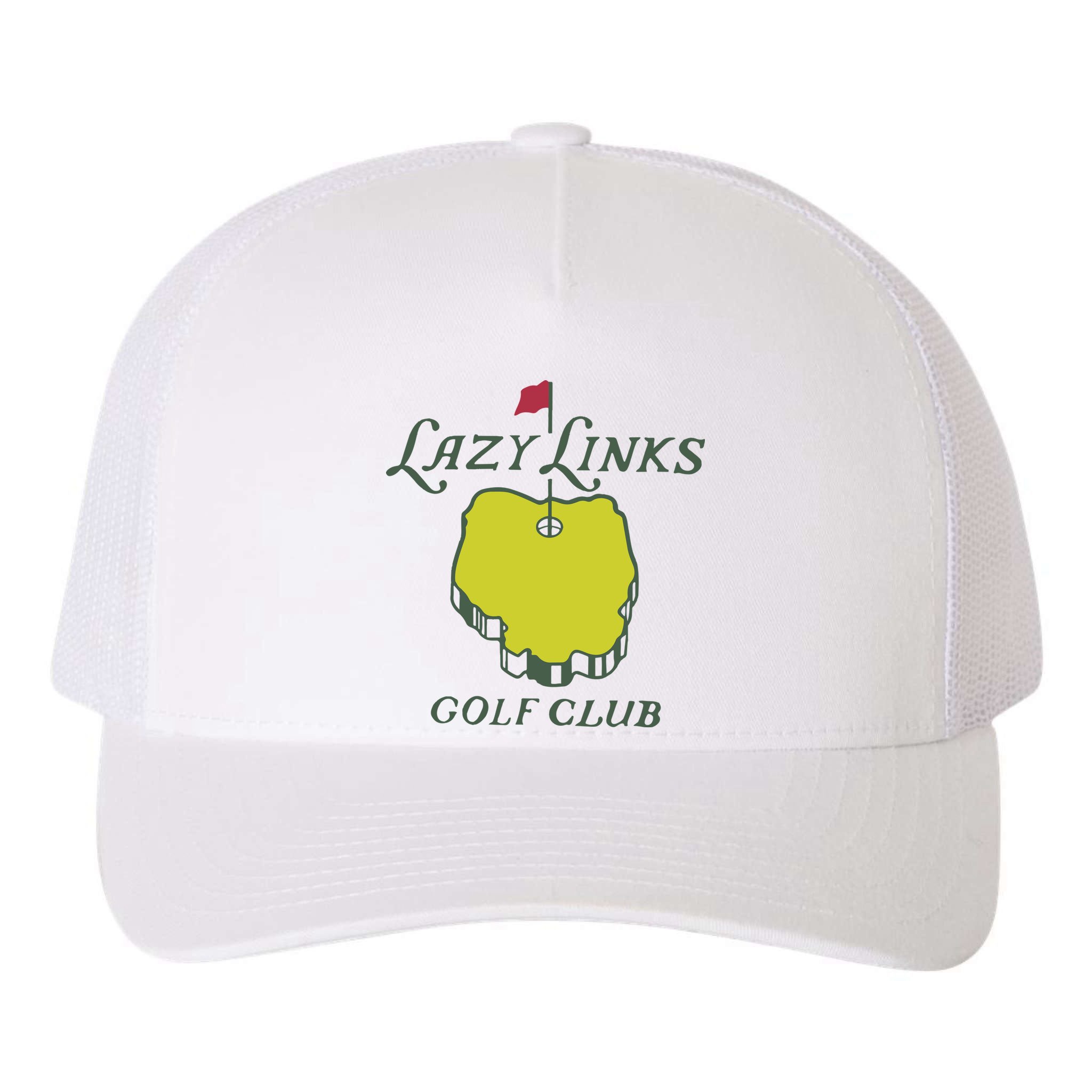 Lazy Links Golf Club Yupoong Adult 5-Panel Trucker Hat