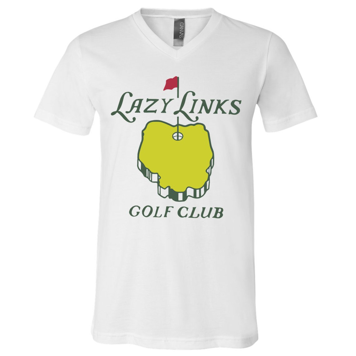 Lazy Links Golf Club V-Neck T-Shirt