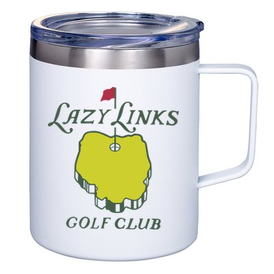 Lazy Links Golf Club 12oz Stainless Steel Coffee Mug
