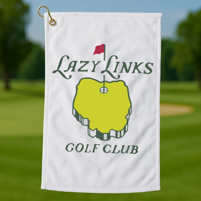 Lazy Links Golf Club Golf Towel