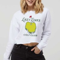 Lazy Links Golf Club Cropped Pullover Crew