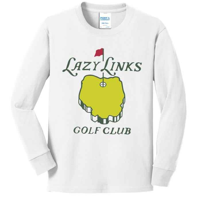 Lazy Links Golf Club Kids Long Sleeve Shirt