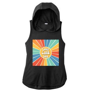 Love Like Gus Ladies PosiCharge Tri-Blend Wicking Draft Hoodie Tank