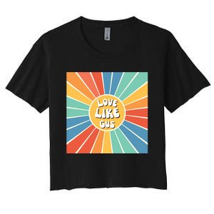 Love Like Gus Women's Crop Top Tee