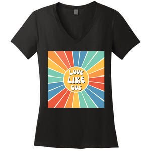 Love Like Gus Women's V-Neck T-Shirt