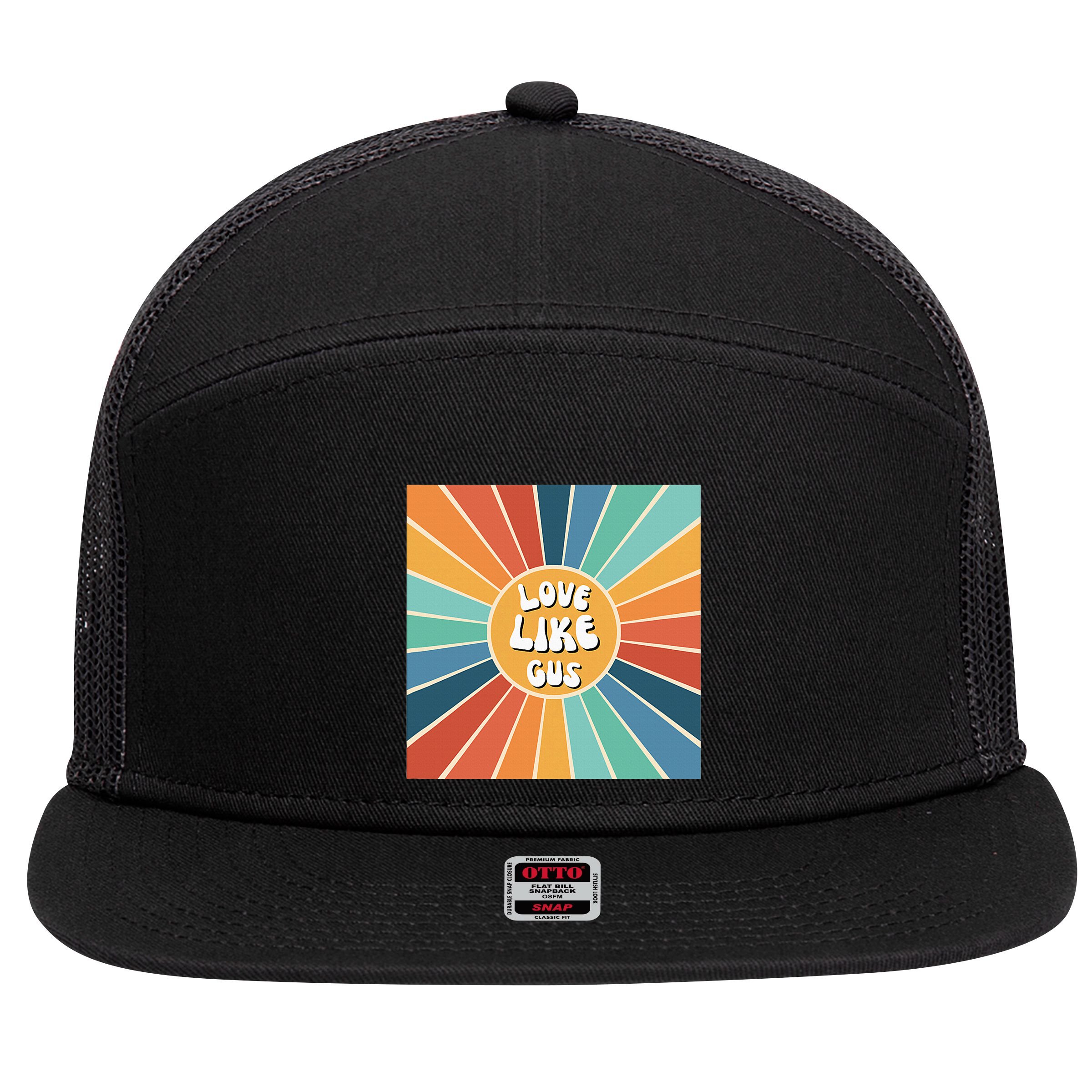 Love Like Gus 7 Panel Mesh Trucker Snapback Hat