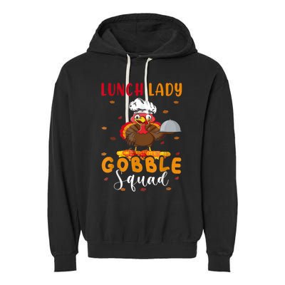 Lunch Lady Gobble Squal Garment-Dyed Fleece Hoodie