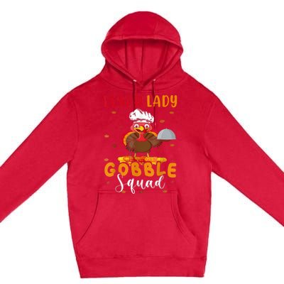 Lunch Lady Gobble Squal Premium Pullover Hoodie