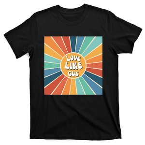 Love Like Gus Blue Wave Creative T-Shirt