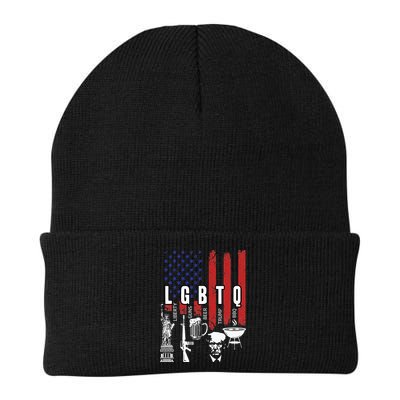 LGBTQ Liberty Guns Bible Trump BBQ USA Flag Vintage Beanie
