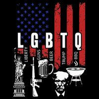 LGBTQ Liberty Guns Bible Trump BBQ USA Flag Vintage Visor