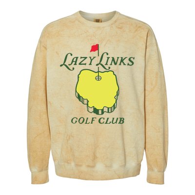 Lazy Links Golf Club Colorblast Crewneck Sweatshirt