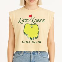 Lazy Links Golf Club Garment-Dyed Women's Muscle Tee