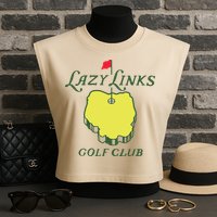 Lazy Links Golf Club Garment-Dyed Women's Muscle Tee