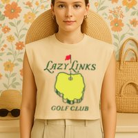 Lazy Links Golf Club Garment-Dyed Women's Muscle Tee