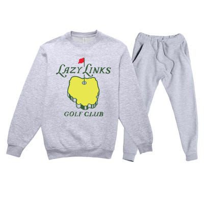 Lazy Links Golf Club Premium Crewneck Sweatsuit Set