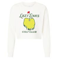 Lazy Links Golf Club Cropped Pullover Crew