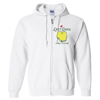 Lazy Links Golf Club Full Zip Hoodie