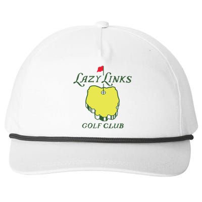 Lazy Links Golf Club Snapback Five-Panel Rope Hat