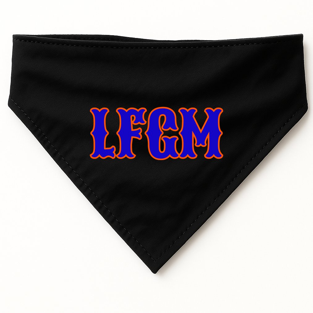Lfgm | LetS Go Mets USA-Made Doggie Bandana