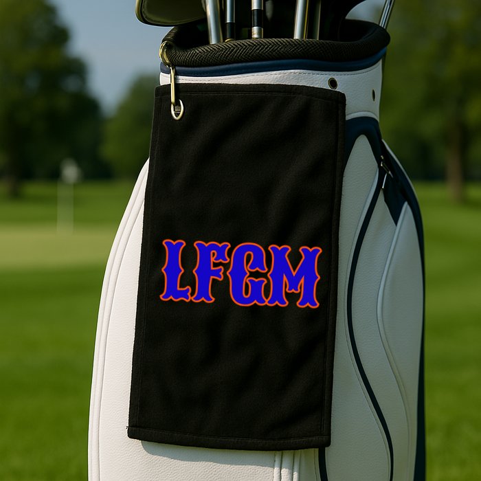 Lfgm | LetS Go Mets Golf Towel