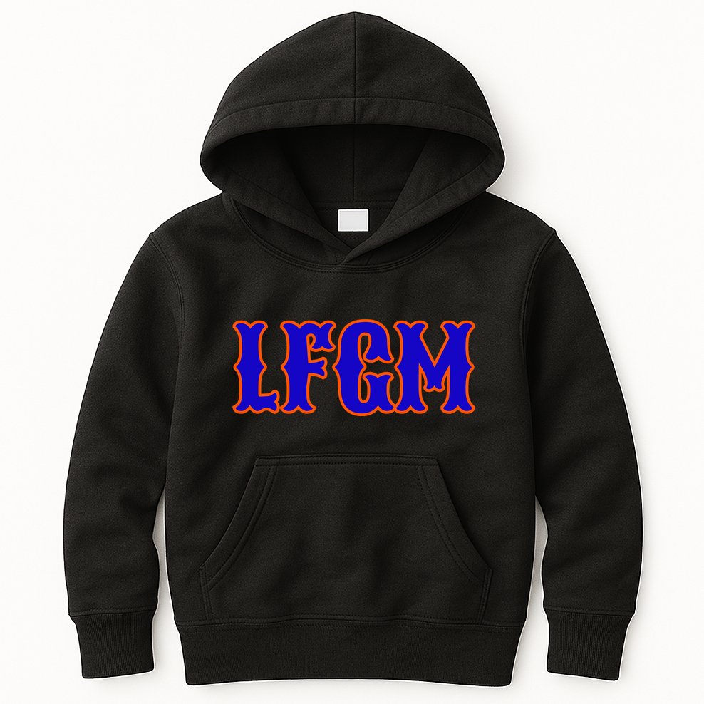 Lfgm | LetS Go Mets Kids Hoodie
