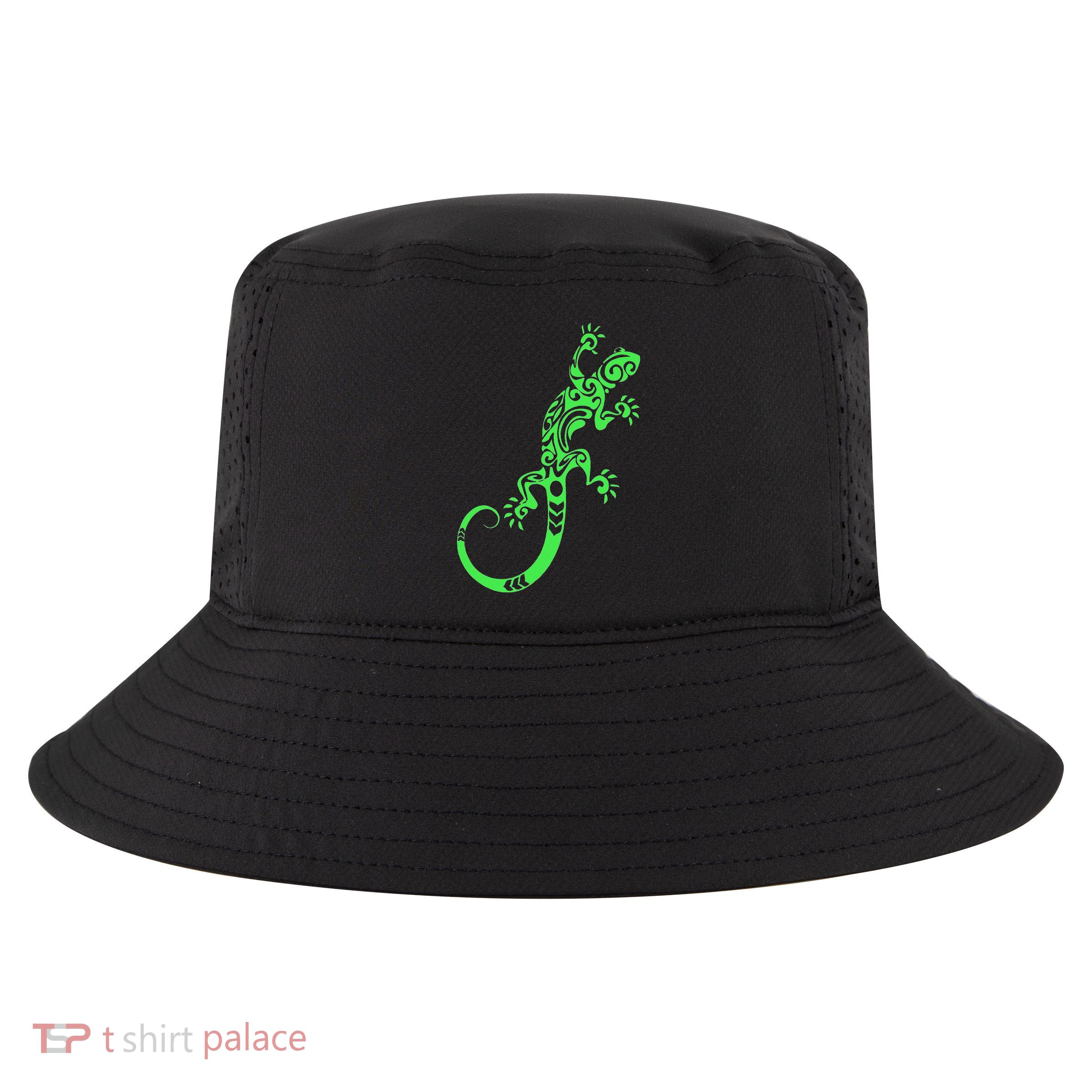 Lizard Lovers Gecko Lovers Art Deco Design Cool Comfort Performance Bucket Hat