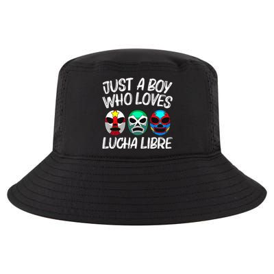 L.U.C.H.A L.I.B.R.E Gift Mexican Wrestling Mask Cool Comfort Performance Bucket Hat