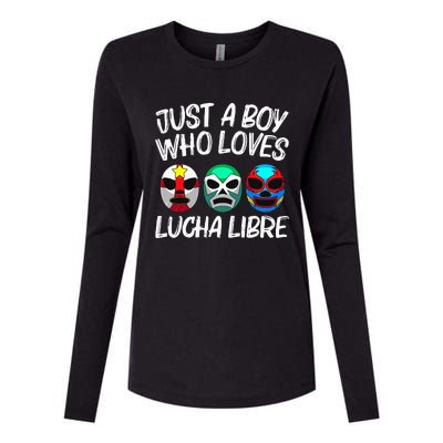 L.U.C.H.A L.I.B.R.E Gift Mexican Wrestling Mask Womens Cotton Relaxed Long Sleeve T-Shirt