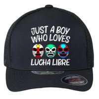 L.U.C.H.A L.I.B.R.E Gift Mexican Wrestling Mask Flexfit Unipanel Trucker Cap