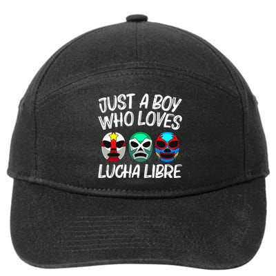 L.U.C.H.A L.I.B.R.E Gift Mexican Wrestling Mask 7-Panel Snapback Hat