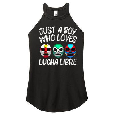 L.U.C.H.A L.I.B.R.E Gift Mexican Wrestling Mask Women’s Perfect Tri Rocker Tank