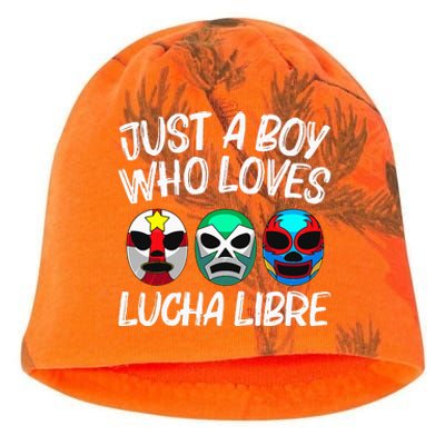 L.U.C.H.A L.I.B.R.E Gift Mexican Wrestling Mask Kati - Camo Knit Beanie