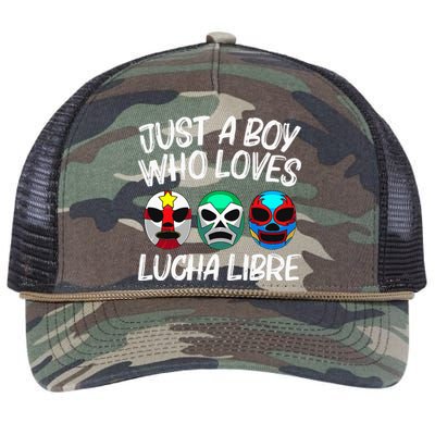 L.U.C.H.A L.I.B.R.E Gift Mexican Wrestling Mask Retro Rope Trucker Hat Cap