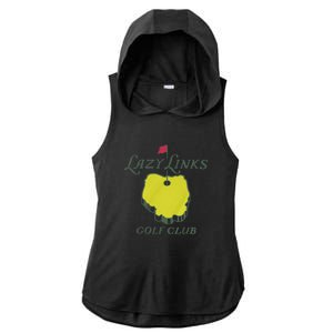 Lazy Links Golf Club Ladies PosiCharge Tri-Blend Wicking Draft Hoodie Tank