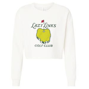 Lazy Links Golf Club Cropped Pullover Crew