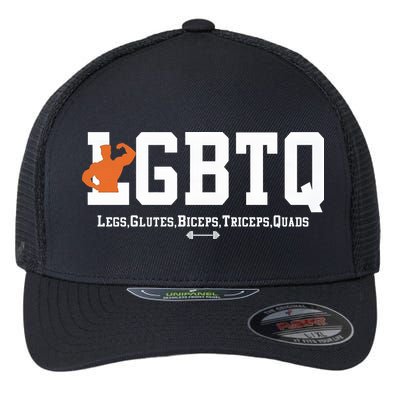 Lgbtq Legs Glutes Biceps Triceps Quads Flexfit Unipanel Trucker Cap