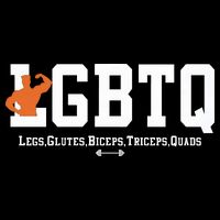 Lgbtq Legs Glutes Biceps Triceps Quads Button